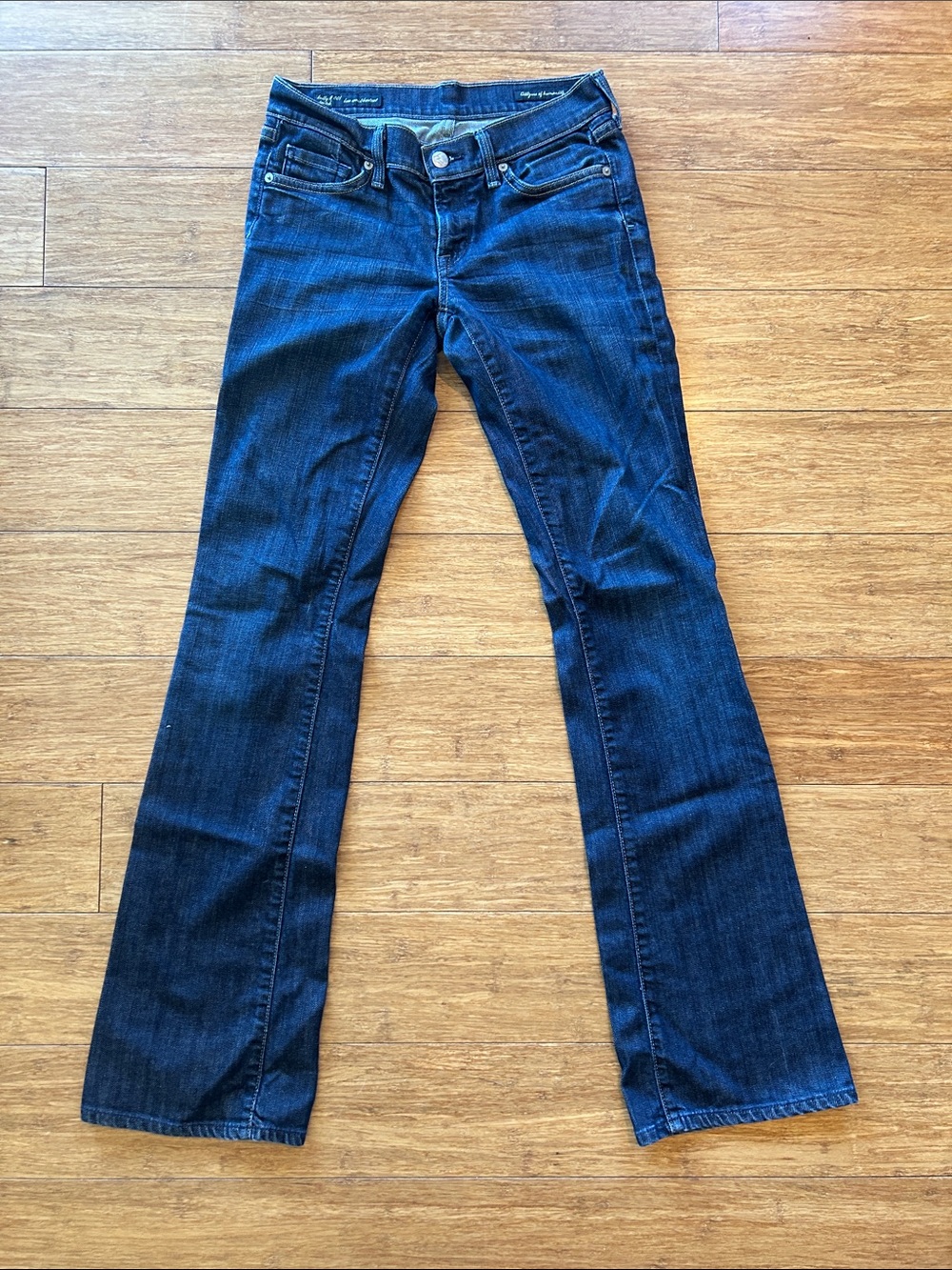 Citizens Of Humanity Dark Blue Flare low waist bootcut - Picture 4 of 4